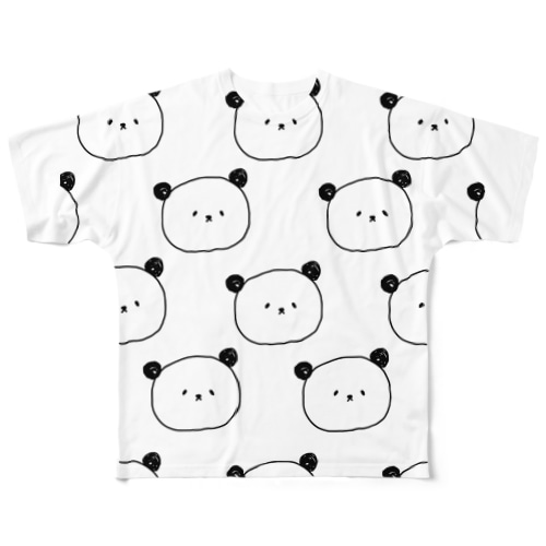 パンダマミレ All-Over Print T-Shirt