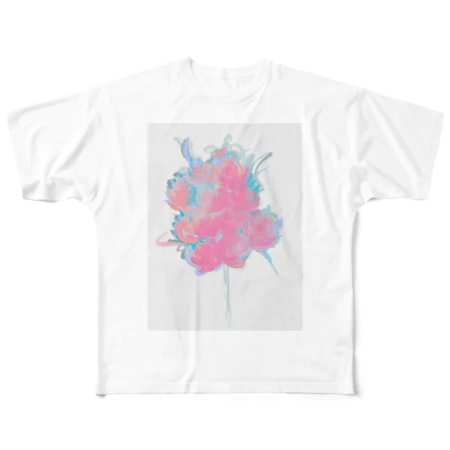 roses All-Over Print T-Shirt