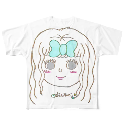 かわいいかわいいきょうこちゃん フルグラフィックTシャツ