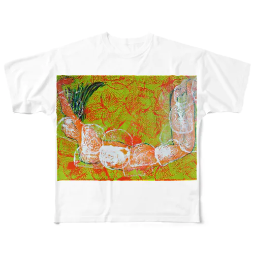 ブリッジオンナ。 All-Over Print T-Shirt