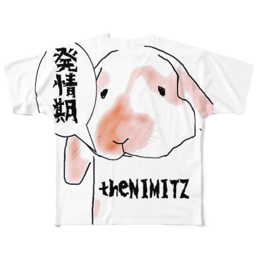 theNIMITZうさぎ① フルグラフィックTシャツ