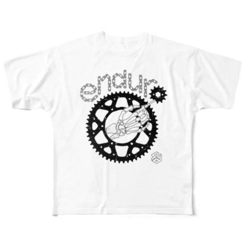 Sprocket(Black) フルグラフィックTシャツ