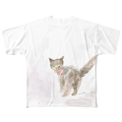 こねこの ことちゃん フルグラフィックTシャツ