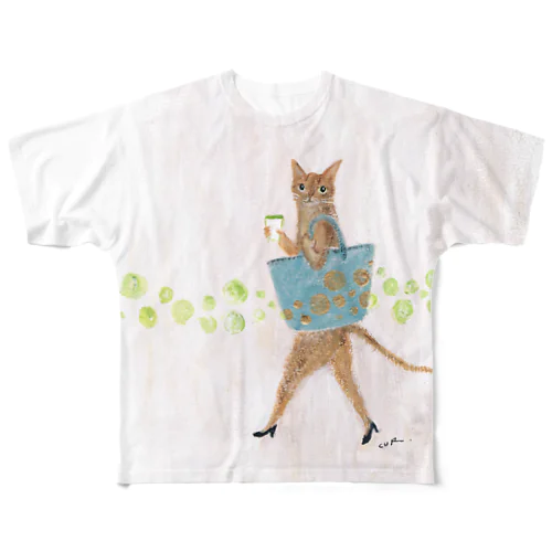 bibi  catwoman フルグラフィックTシャツ