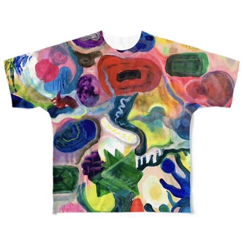 謎の種の庭 All-Over Print T-Shirt