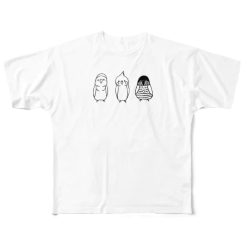 よもぽぽぴぃグッズ All-Over Print T-Shirt