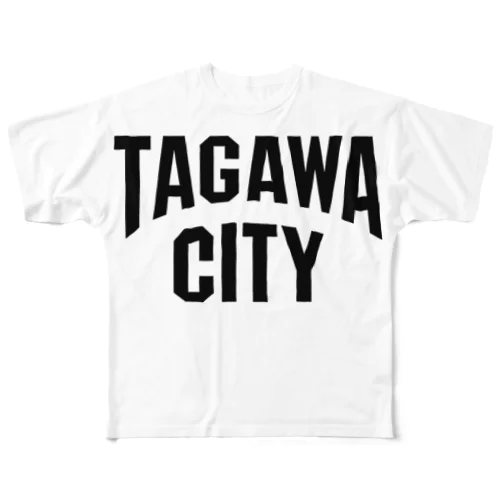 田川　TAGAWA　タガワシティ　都市名 All-Over Print T-Shirt