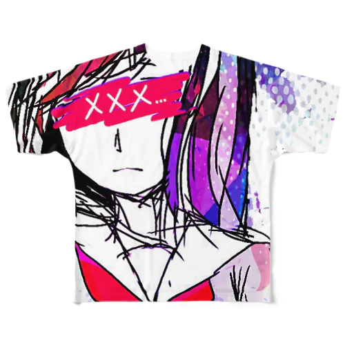 ×××… フルグラフィックTシャツ
