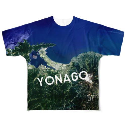 鳥取県 米子市 Tシャツ 両面 All-Over Print T-Shirt