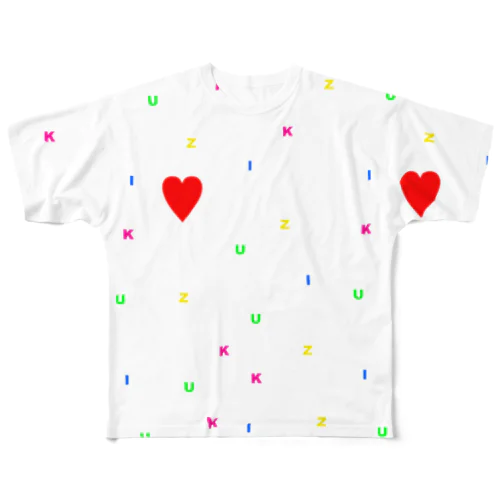 総KIZU柄 All-Over Print T-Shirt