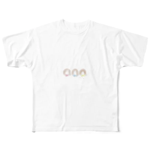 ぷるんっこ All-Over Print T-Shirt