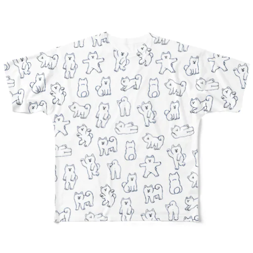 いぬ All-Over Print T-Shirt