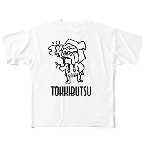 怒りのブルドッ君 All-Over Print T-Shirt