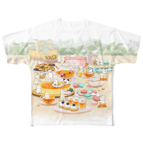 アフタヌーンティー・ザ・くま All-Over Print T-Shirt