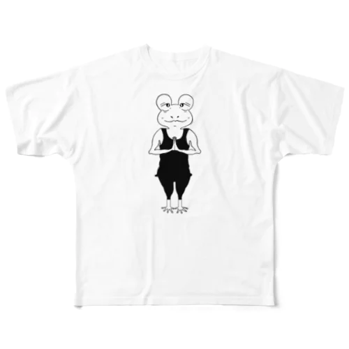 ヨガぇる シリーズ フルグラフィックTシャツ