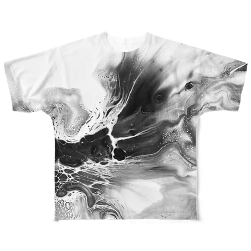 ノワールローズ All-Over Print T-Shirt