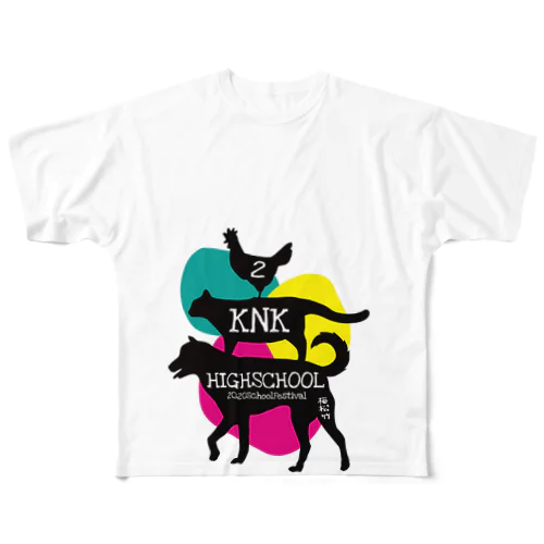 KNK2年生 All-Over Print T-Shirt