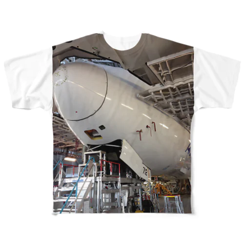 飛行機 フルグラフィックTシャツ