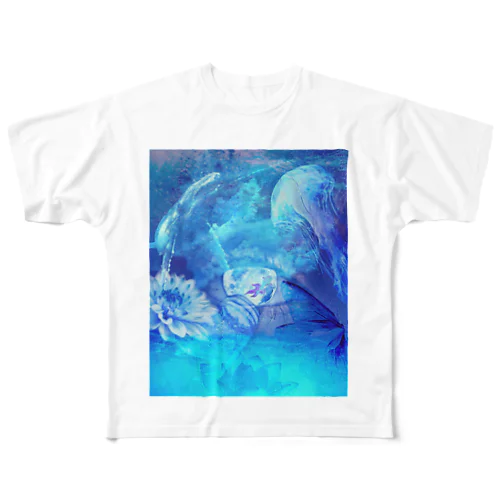 夏。私の目に映るもの。「儚」 All-Over Print T-Shirt