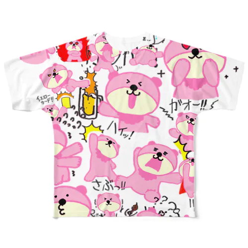 ガジロー盛り合わせ All-Over Print T-Shirt