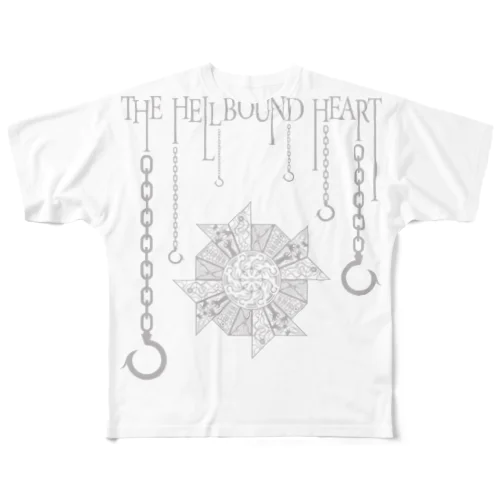 THE HELLBOUND HEART（淡色ボディ用） フルグラフィックTシャツ