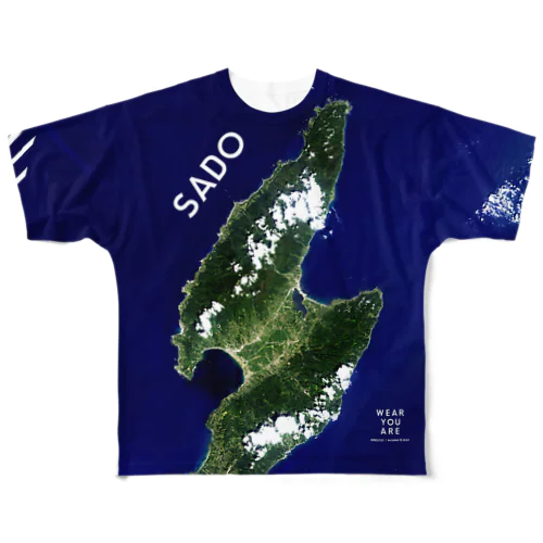 新潟県 佐渡市 Tシャツ 両面 All-Over Print T-Shirt