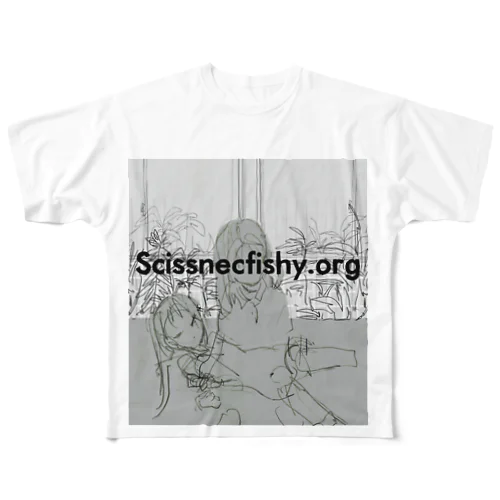 Scissnecfishy.org フルグラフィックTシャツ