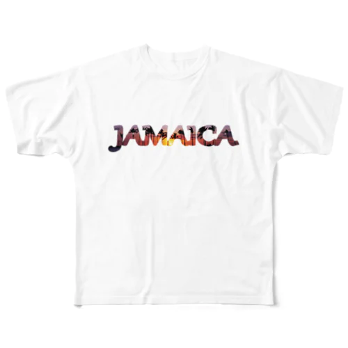 Jamaica　ジャマイカ フルグラフィックTシャツ