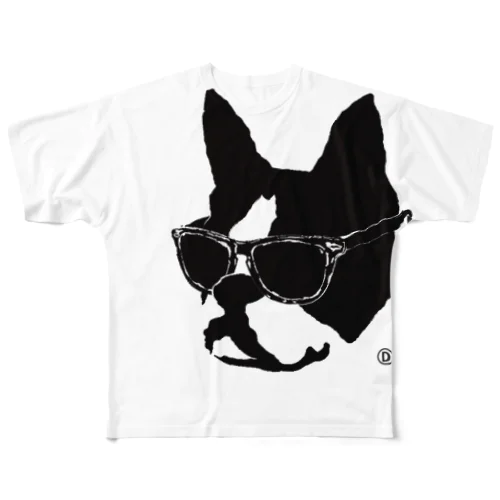 A Dog In Vacation All-Over Print T-Shirt