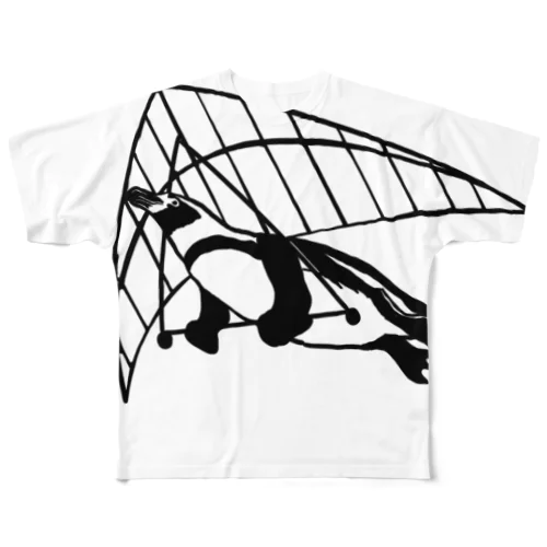 夢見るペンギン All-Over Print T-Shirt