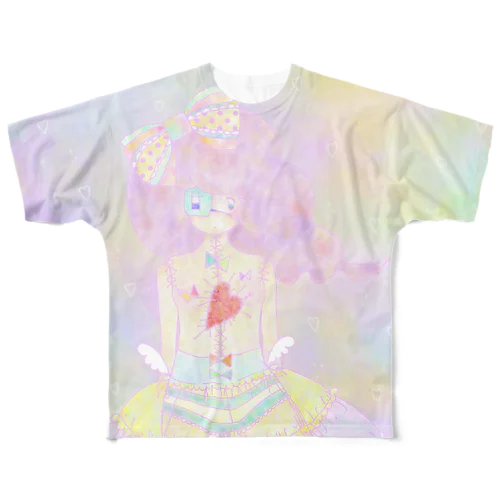 甘美ちゃんTシャツ フルグラフィックTシャツ