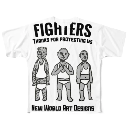 FIGHTERS All-Over Print T-Shirt