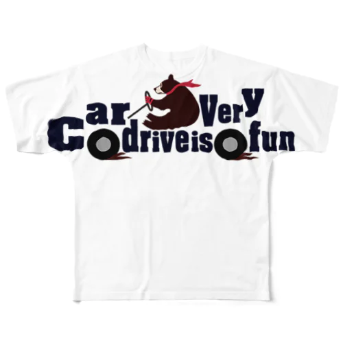 クマドライバー All-Over Print T-Shirt