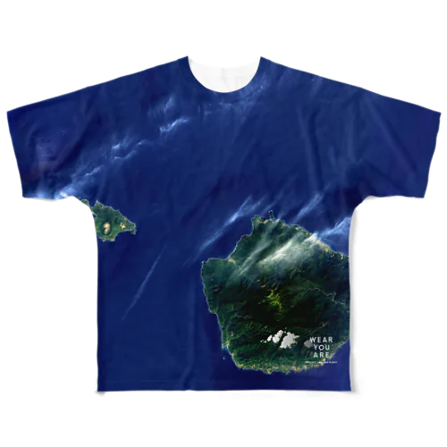 鹿児島県 熊毛郡 Tシャツ 両面 All-Over Print T-Shirt