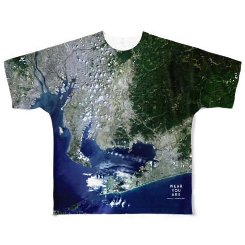 愛知県 岡崎市 Tシャツ 両面 All-Over Print T-Shirt