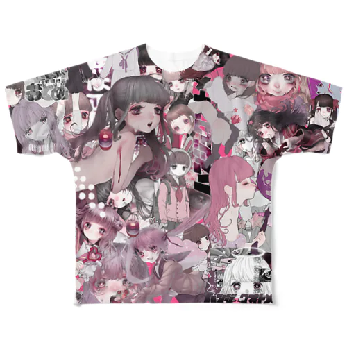 混沌 フルグラフィックTシャツ