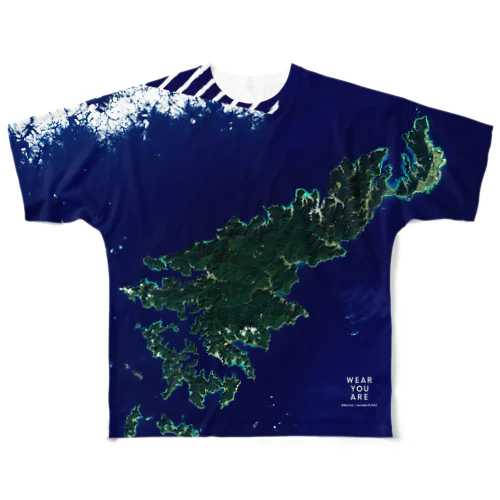 鹿児島県 大島郡 Tシャツ 両面 フルグラフィックTシャツ