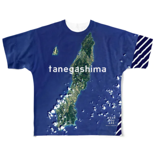 鹿児島県 熊毛郡 Tシャツ 両面 All-Over Print T-Shirt