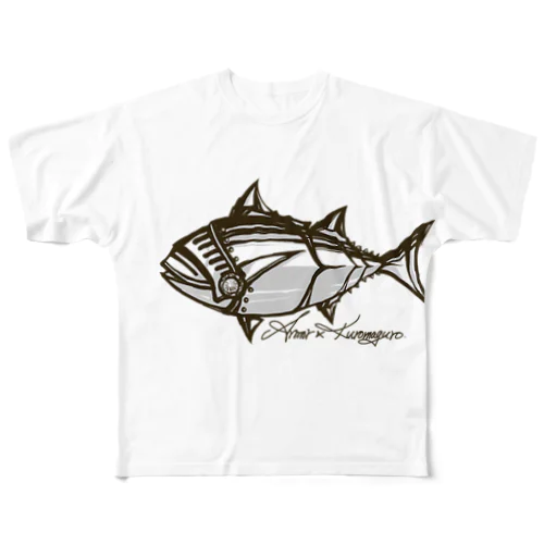 Armor×Kuromaguro All-Over Print T-Shirt