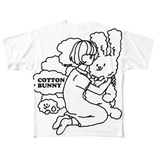 COTTN BUNNY  フルグラフィックTシャツ