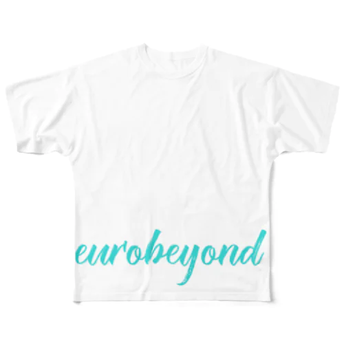 eurobeyond　オリジナルロゴ フルグラフィックTシャツ