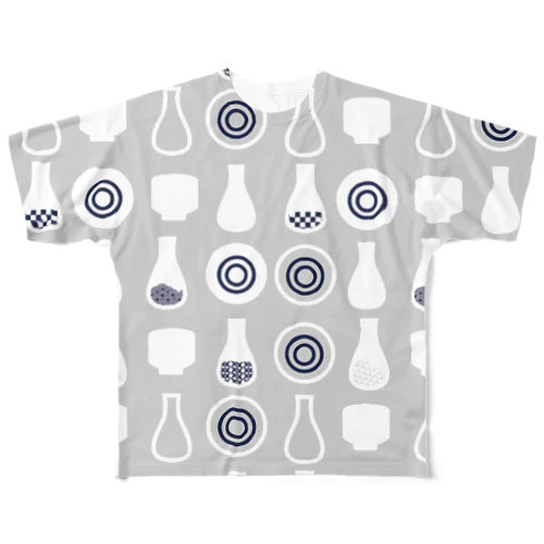 日本酒大好き All-Over Print T-Shirt