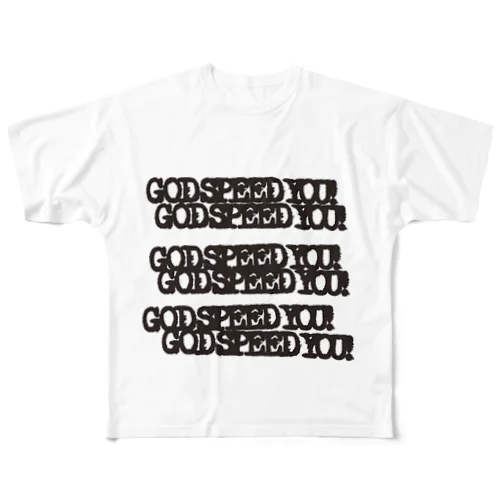 god speed you!ロゴ All-Over Print T-Shirt