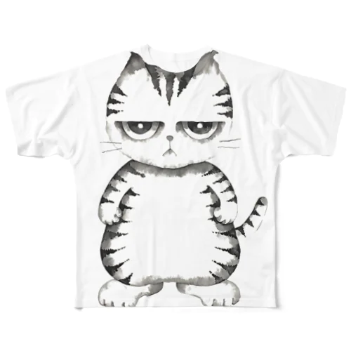 momocoおおきめニャ All-Over Print T-Shirt