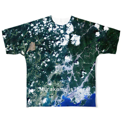 山口県 山口市 Tシャツ 両面 All-Over Print T-Shirt