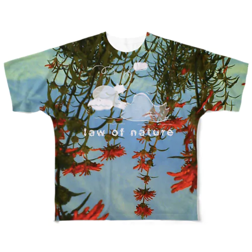 law of nature🪶 フルグラフィックTシャツ