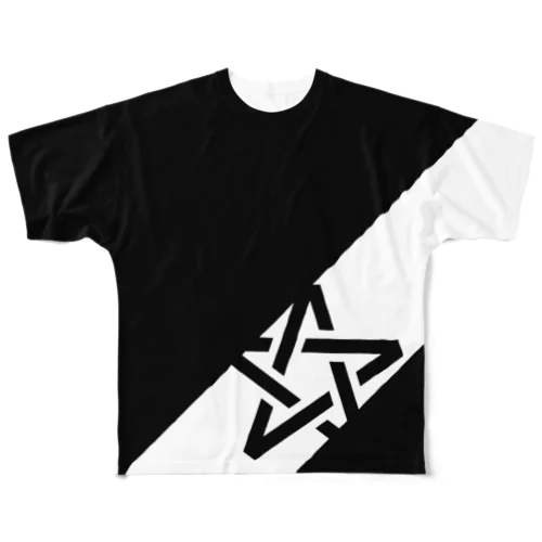 スピカ(黒) フルグラフィックTシャツ