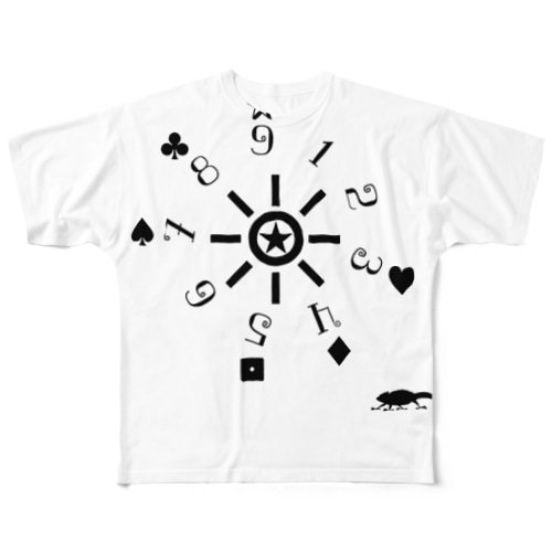 時計 All-Over Print T-Shirt