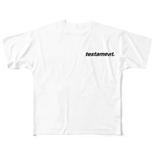 TESTAMENT Logo  All-Over Print T-Shirt