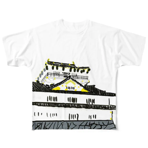 岐阜城 All-Over Print T-Shirt